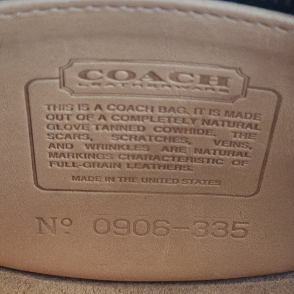 Vintage Coach Casey Crossbody Shoulder Bag #9923 (Camel / Taupe) - Picture 14 of 15